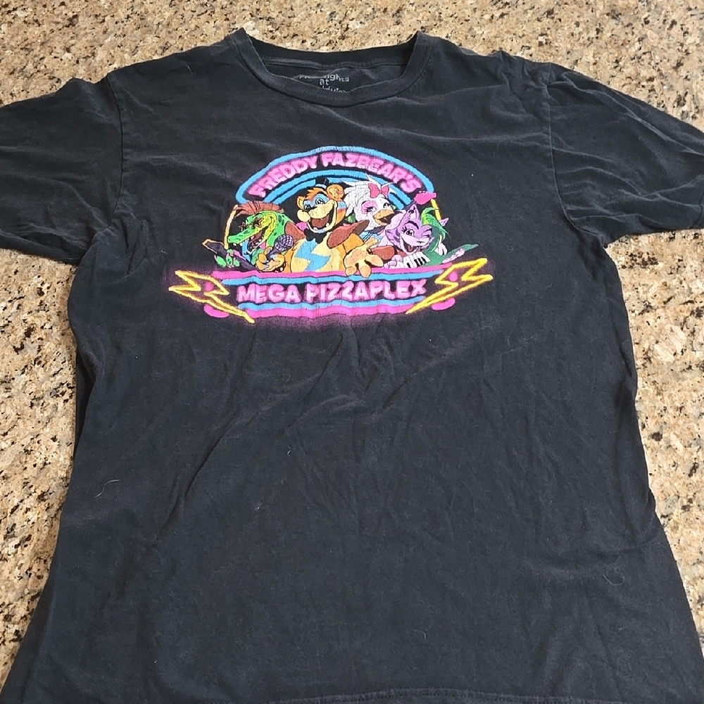 Freddy Fazbear's Mega Pizzaplex Black T-Shirt